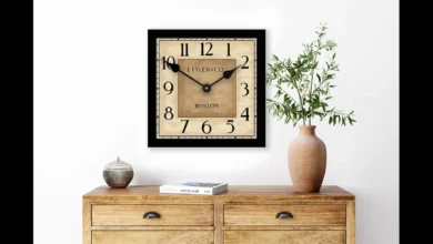 square wall clock